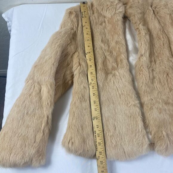 Kamal Quaility Furs natural Blond cream M short jacket zip - Picture 13 of 13
